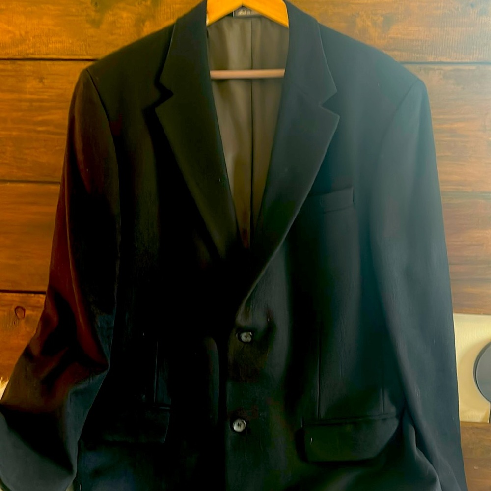 Wool/cashmere 44L Oscar de La Renta blazer